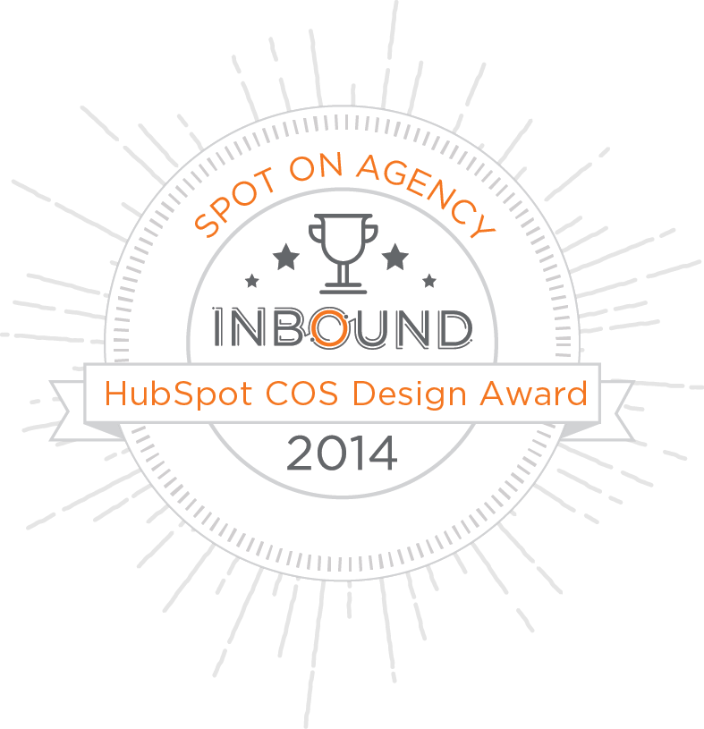 Spot On receives HubSpot COS Design Award at Inbound 2014